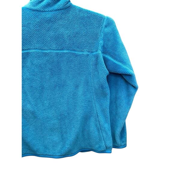 Patagonia Fleece Pullover Womens Large Blue Re-Tool Snap-T Polartec Thermal Pro - Picture 9 of 16